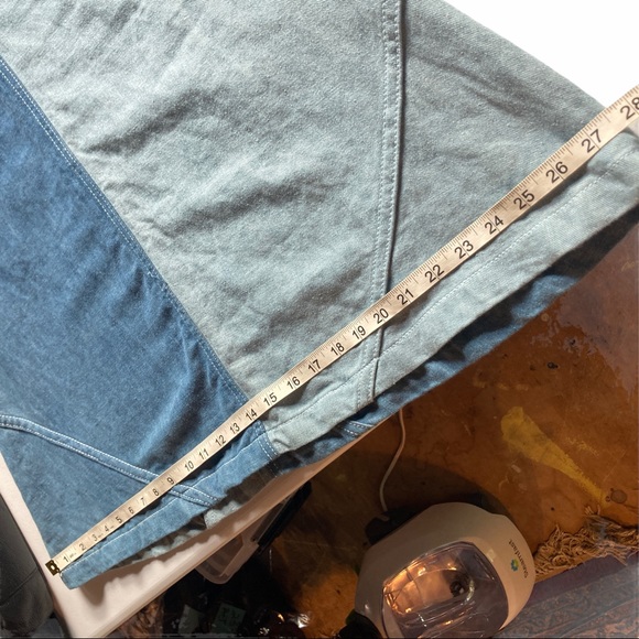 Holding Horses Denim Color Block Dress size 2 🖤 - Picture 8 of 10